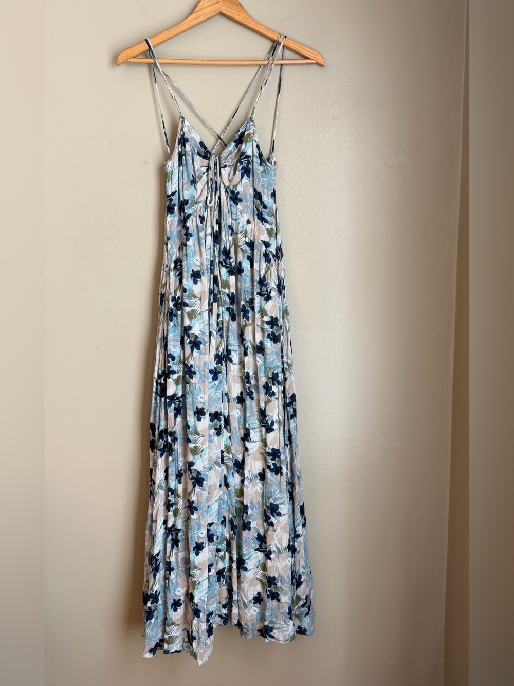 Free People Mulberry Floral Maxi Dress Size Xs Boho Vacation Resortwear Cruise
